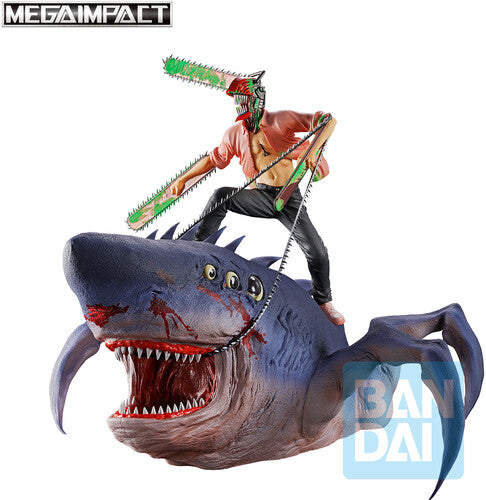 Chainsaw Man and Beam Second Mega Impact Ichibansho Statue