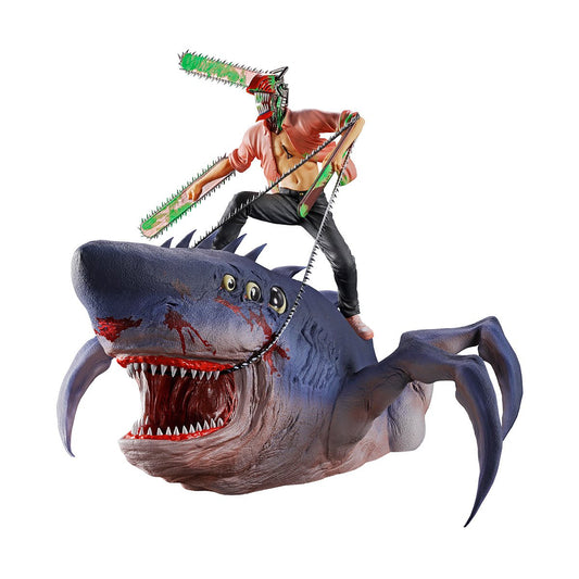 Chainsaw Man and Beam Second Mega Impact Ichibansho Statue